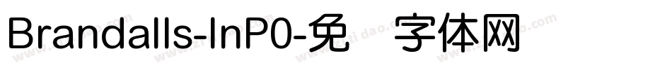 Brandalls-lnP0字体转换