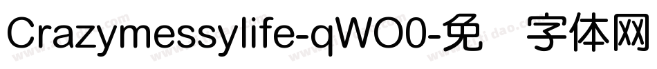 Crazymessylife-qWO0字体转换