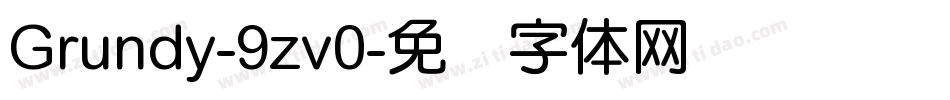 Grundy-9zv0字体转换