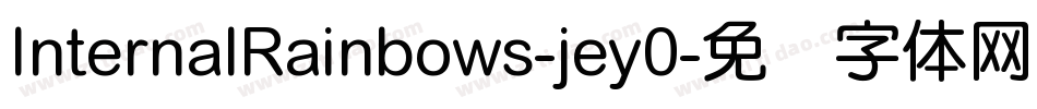 InternalRainbows-jey0字体转换