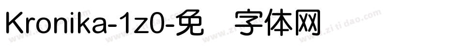 Kronika-1z0字体转换