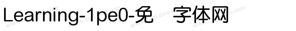 Learning-1pe0字体转换