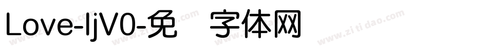 Love-ljV0字体转换