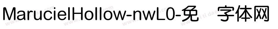 MarucielHollow-nwL0字体转换