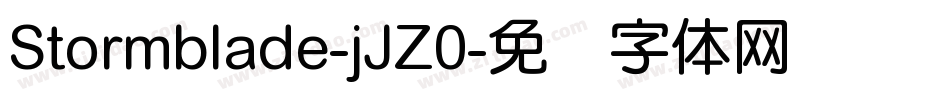 Stormblade-jJZ0字体转换