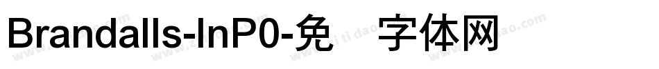 Brandalls-lnP0字体转换