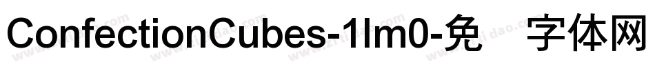 ConfectionCubes-1lm0字体转换