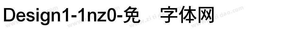 Design1-1nz0字体转换