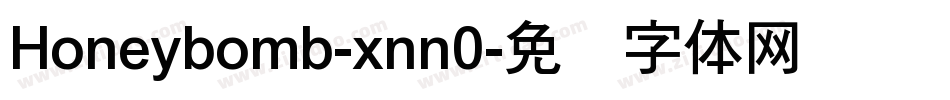 Honeybomb-xnn0字体转换