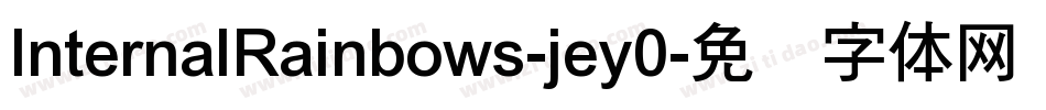 InternalRainbows-jey0字体转换