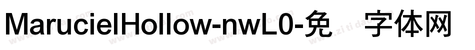 MarucielHollow-nwL0字体转换