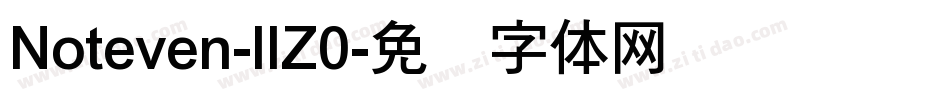 Noteven-llZ0字体转换