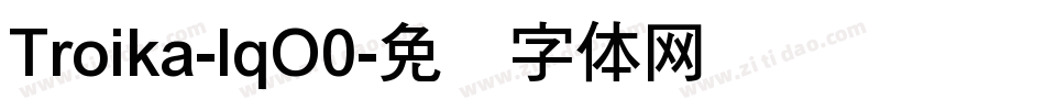 Troika-lqO0字体转换