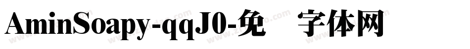 AminSoapy-qqJ0字体转换