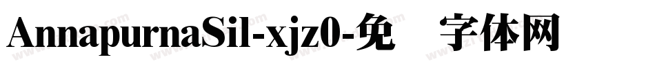 AnnapurnaSil-xjz0字体转换
