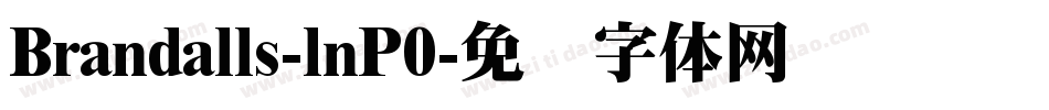 Brandalls-lnP0字体转换
