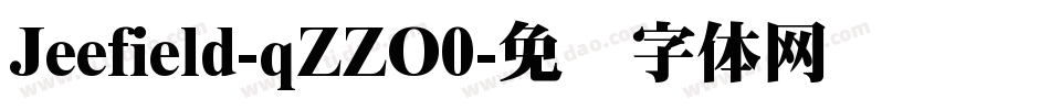 Jeefield-qZZO0字体转换