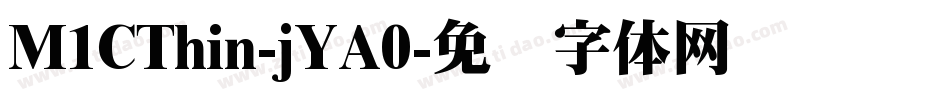 M1CThin-jYA0字体转换