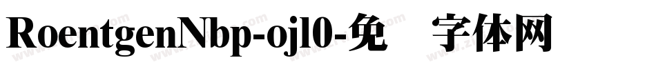 RoentgenNbp-ojl0字体转换