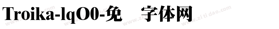 Troika-lqO0字体转换