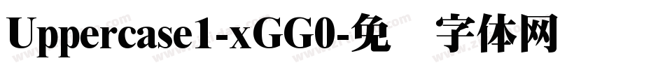 Uppercase1-xGG0字体转换