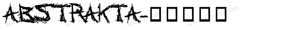 ABSTRAKTA字体转换