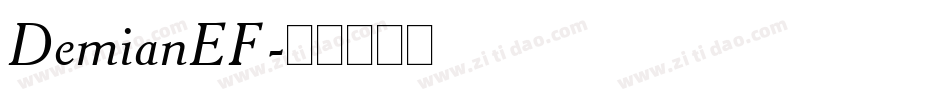 DemianEF字体转换