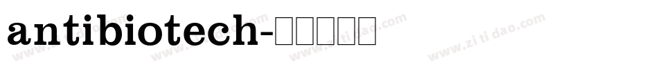 antibiotech字体转换