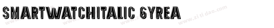 SmartWatchItalic-6YReA字体转换