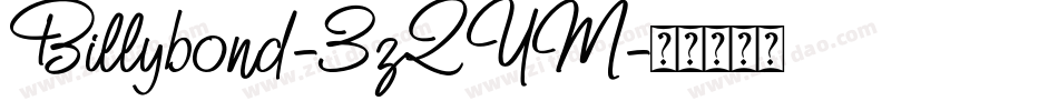 Billybond-3zZYM字体转换