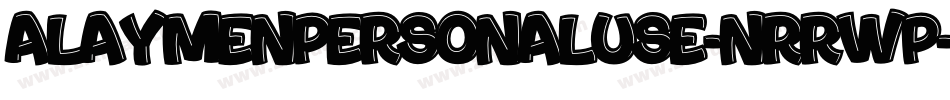 AlaymenPersonalUse-nRrWP字体转换