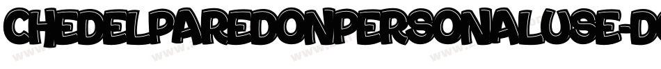 ChedelparedonPersonalUse-dGwg字体转换