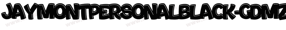 JaymontPersonalBlack-GDmZ字体转换
