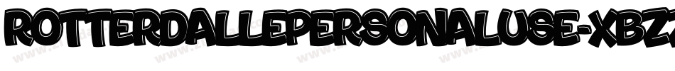 RotterdallePersonalUse-XBZZ字体转换
