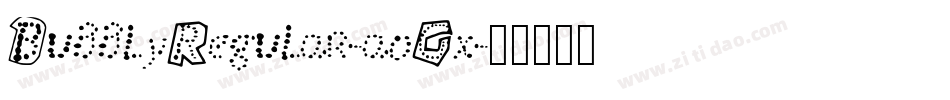 BubblyRegular-aoGx字体转换