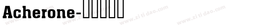 Acherone字体转换