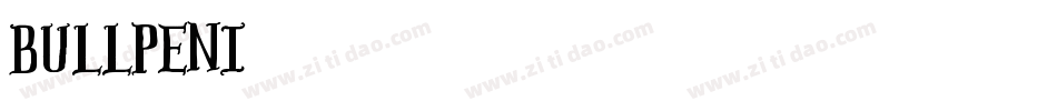 bullpeni字体转换