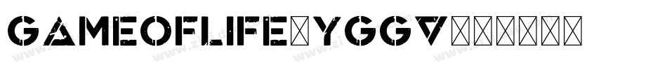 GameOfLife-yGGV字体转换