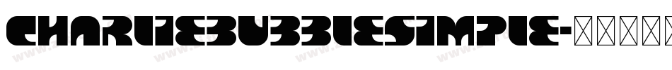 charliebubblesimple字体转换