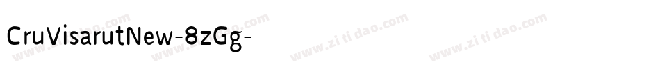 CruVisarutNew-8zGg字体转换