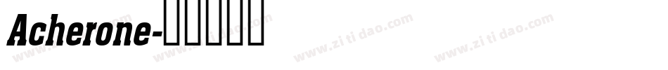 Acherone字体转换