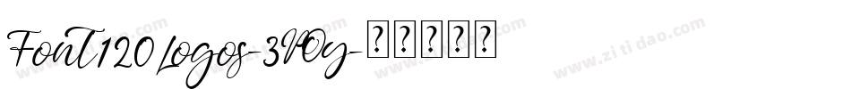 Font120Logos-3POy字体转换