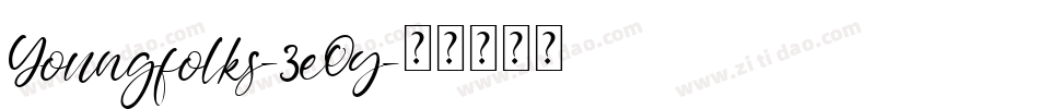 Youngfolks-3eOy字体转换