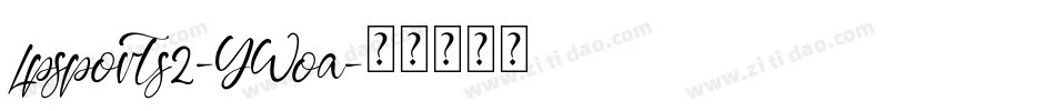 Lpsports2-YWoa字体转换