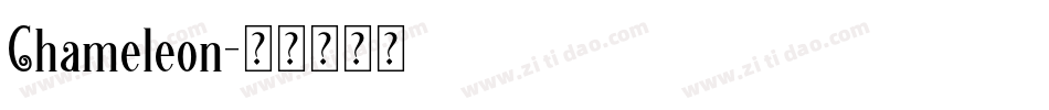 Chameleon字体转换