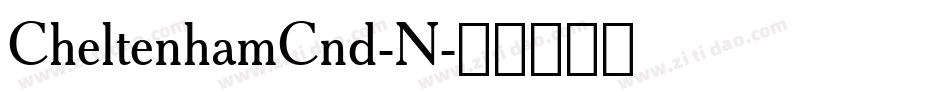 CheltenhamCnd-N字体转换