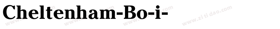 Cheltenham-Bo-i字体转换