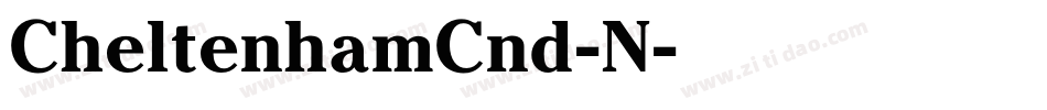 CheltenhamCnd-N字体转换