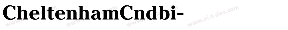 CheltenhamCndbi字体转换
