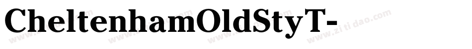 CheltenhamOldStyT字体转换